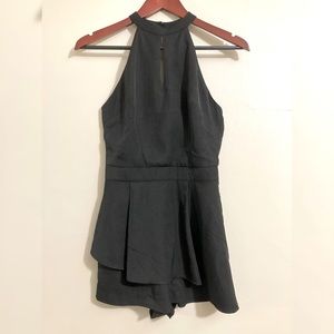 FAVLUX Flirty Black Romper NWT